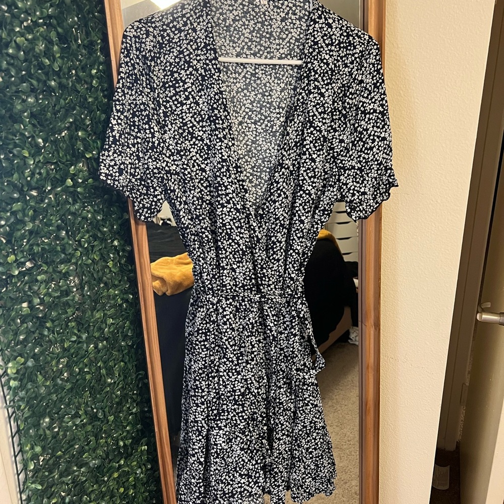 Floral Wrap Dress